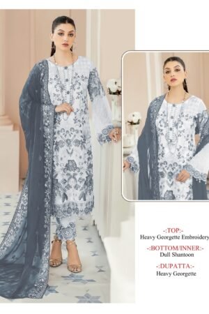 Designer Pakistani Suit with Embroidery Sequence work