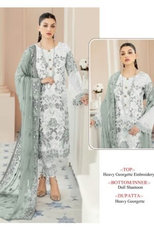 Designer Pakistani Suit with Embroidery Sequence work