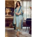 Heavy Fox Georgette with Embroidery