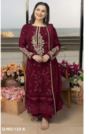 FOX GEORGETTE EMBROIDERED