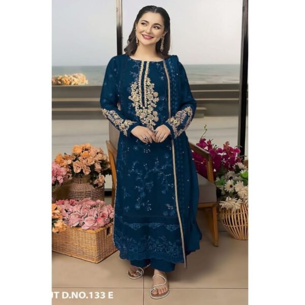 FOX GEORGETTE EMBROIDERED